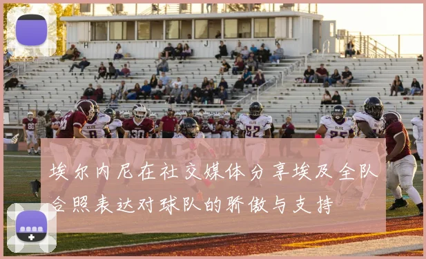 埃尔内尼在社交媒体分享埃及全队合照表达对球队的骄傲与支持